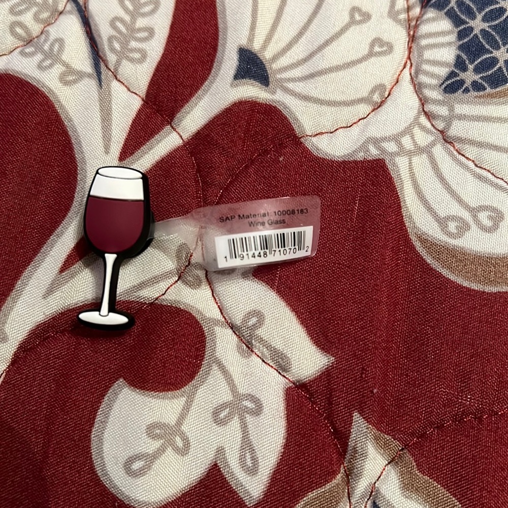 Red Wine 🍷 Croc Charm